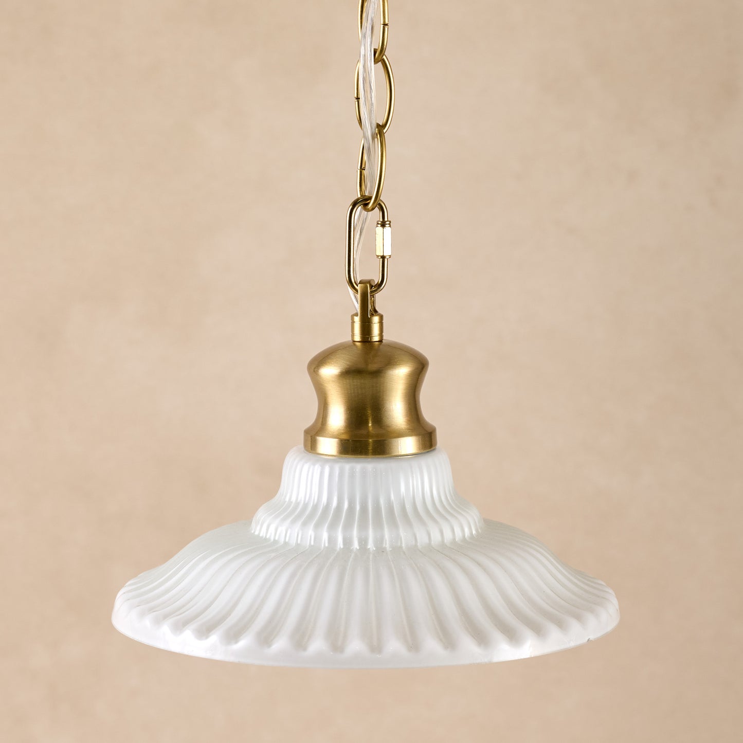 Marjorie Milk Glass Pendant (Small)