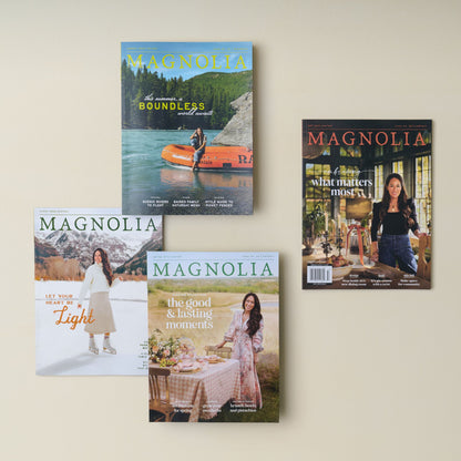 The Magnolia Journal Subscription - last four issues shown