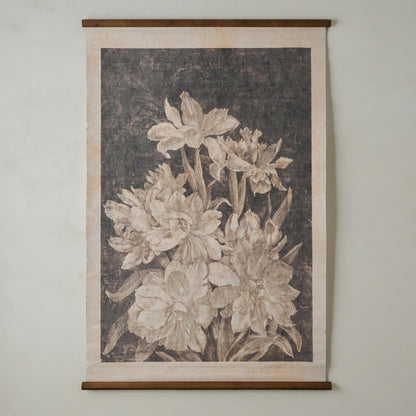 Vintage Bloom Sketch Tapestry