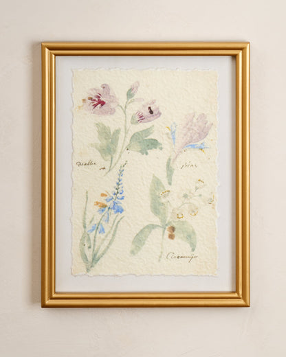 Watercolor Floral Framed Print