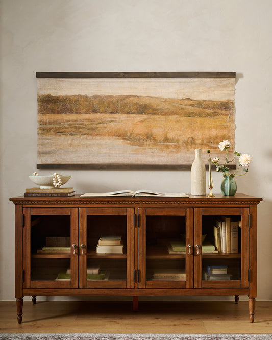 Southern Marsh Tapestry in a room