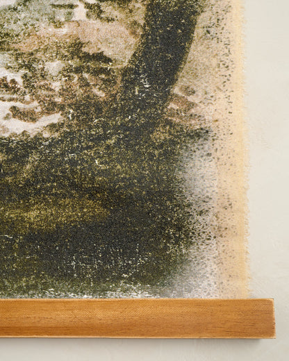 Mountainview Woven Tapestry corner up close