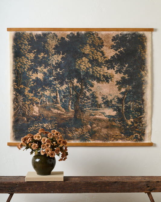 French Forest Toile Tapestry