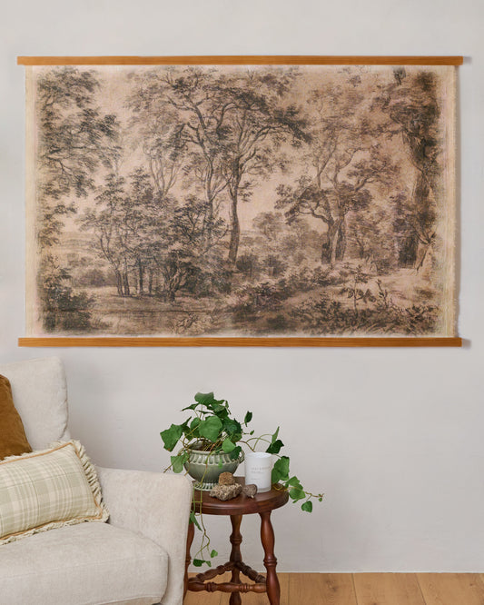 French Forest Toile Tapestry