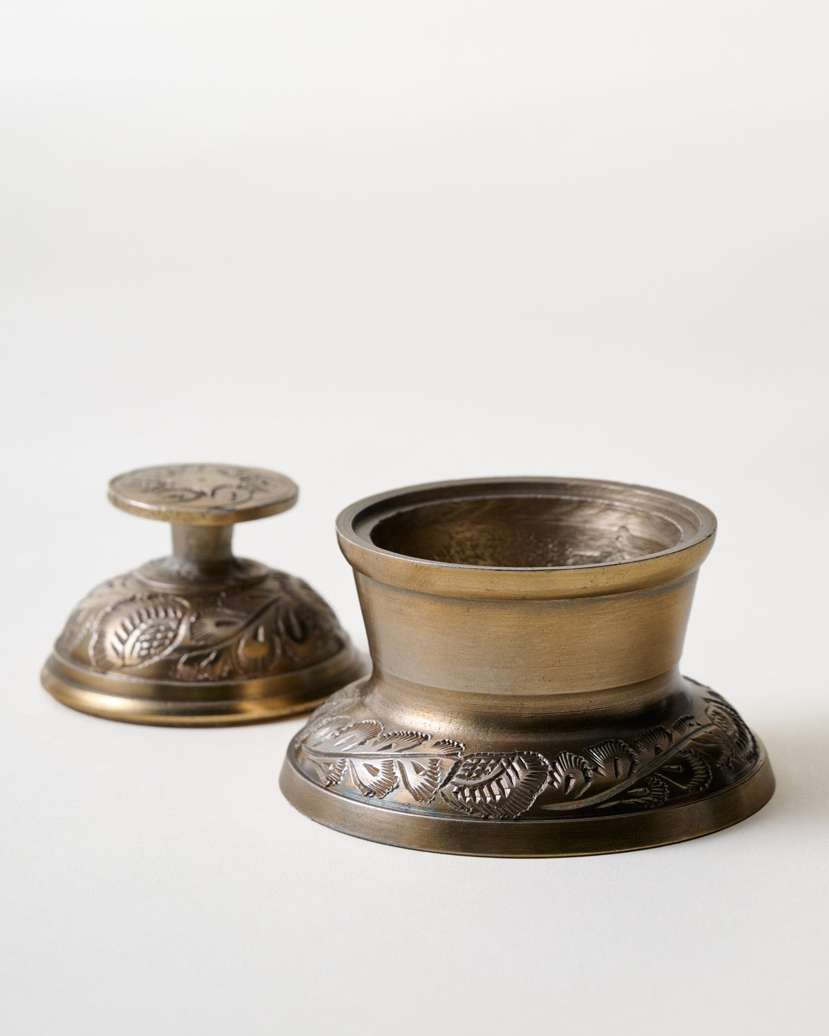 Brass Bell Trinket Box
