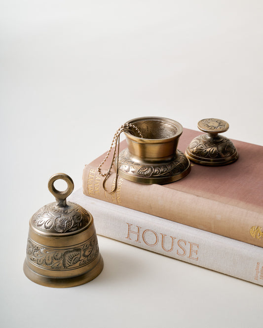 Brass Bell Trinket Box