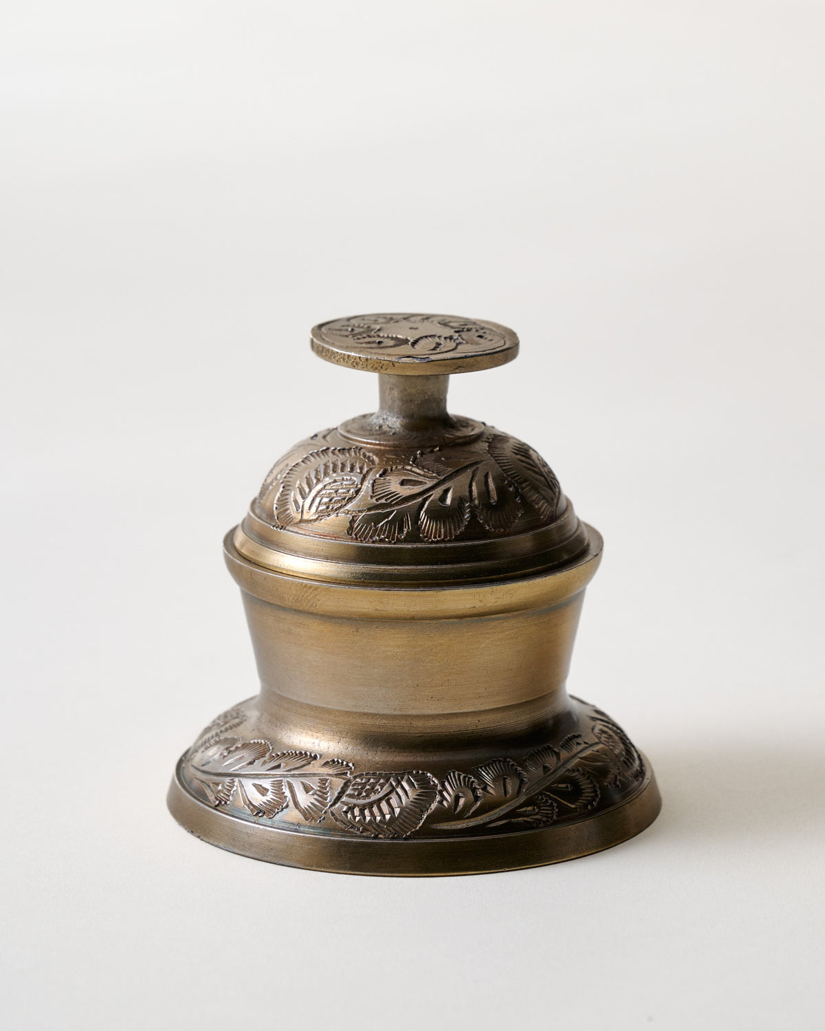 Brass Bell Trinket Box