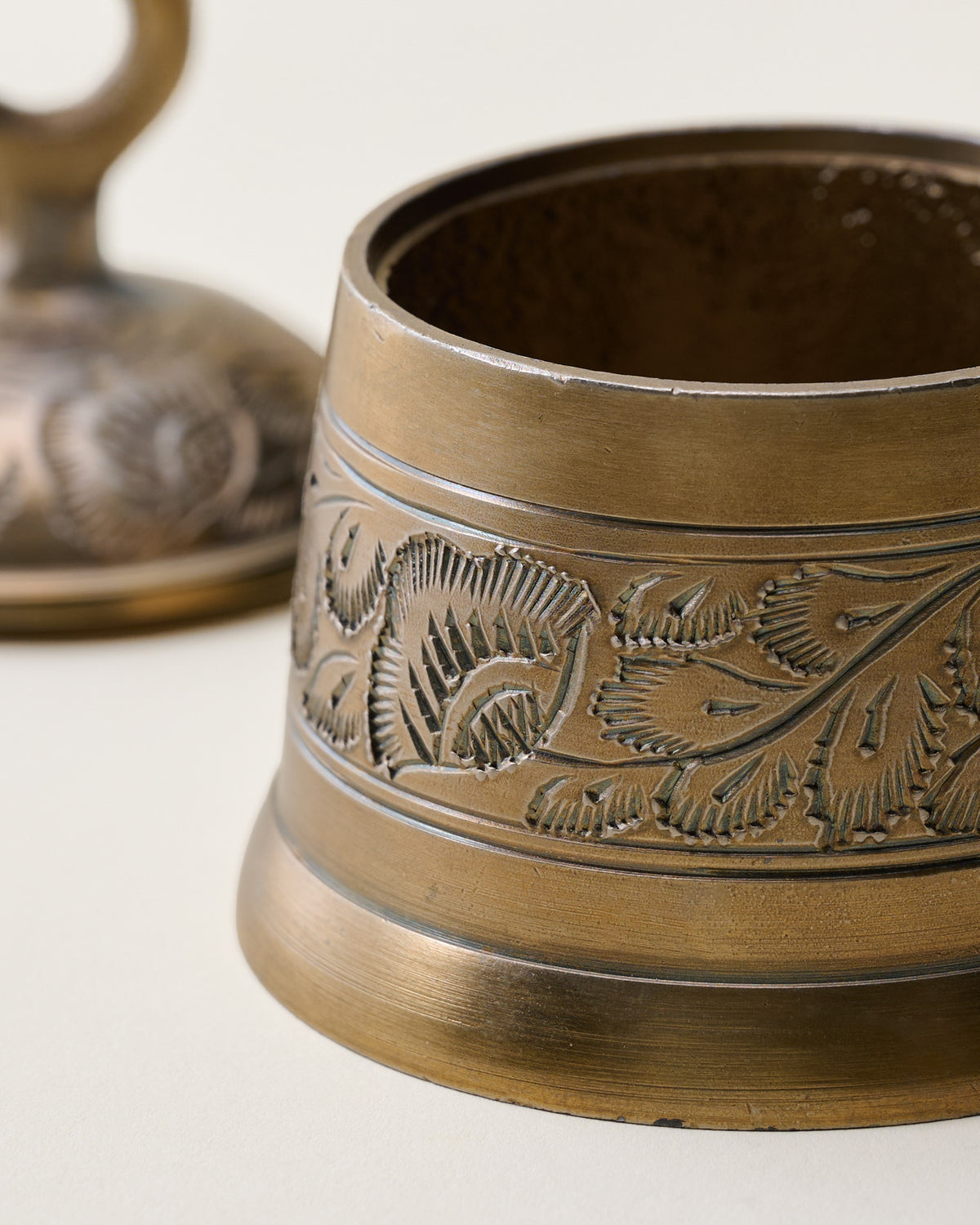 Brass Bell Trinket Box