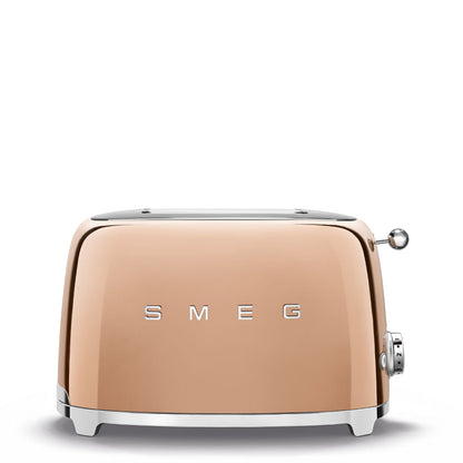 Smeg 2-Slice Toaster in rose gold