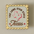 Texas Postage Stamp Enamel Magnet