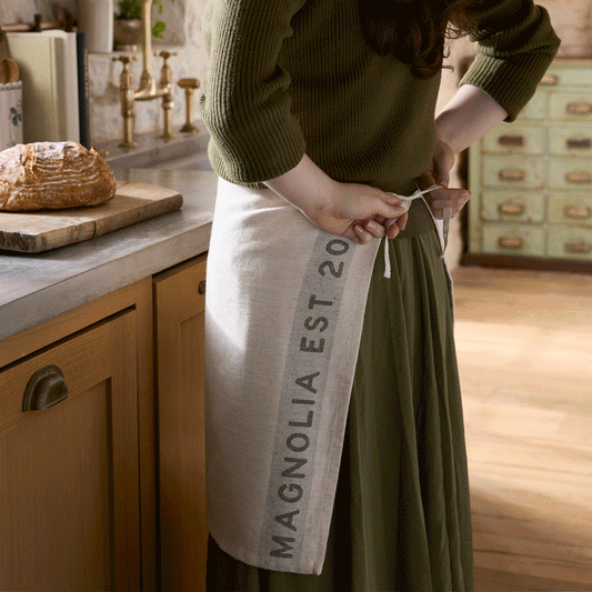 Magnolia Est. Convertible Tea Towel Apron - Green