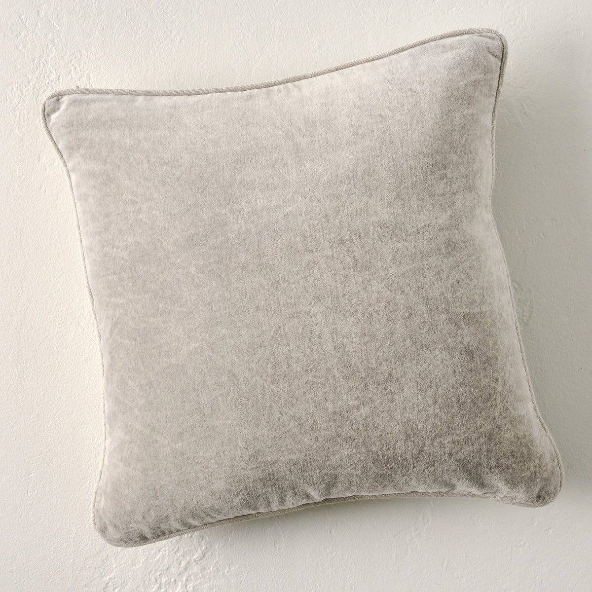 Heirloom Velvet Pillow in Silver