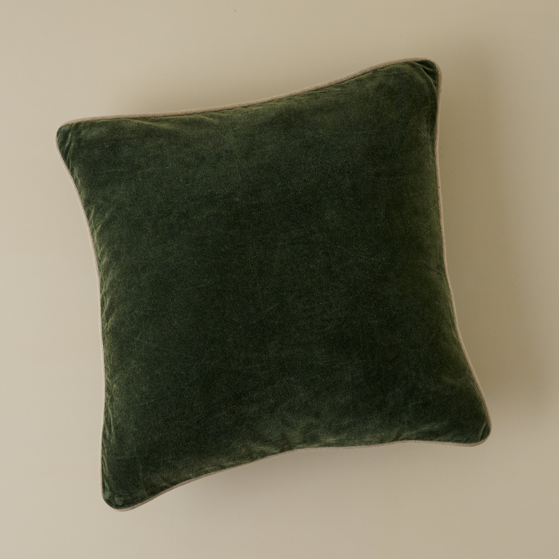 Heirloom Velvet Pillow - Forest Green