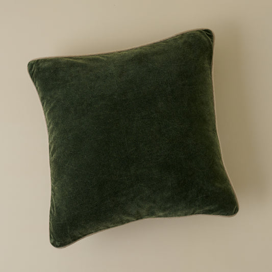 Heirloom Velvet Pillow - Forest Green