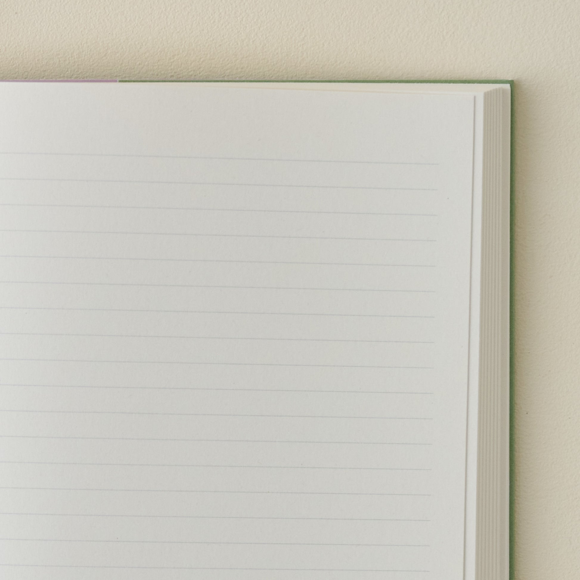 Begin Again Notebook page