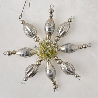 Vintage-Inspired Snowflake Ornament