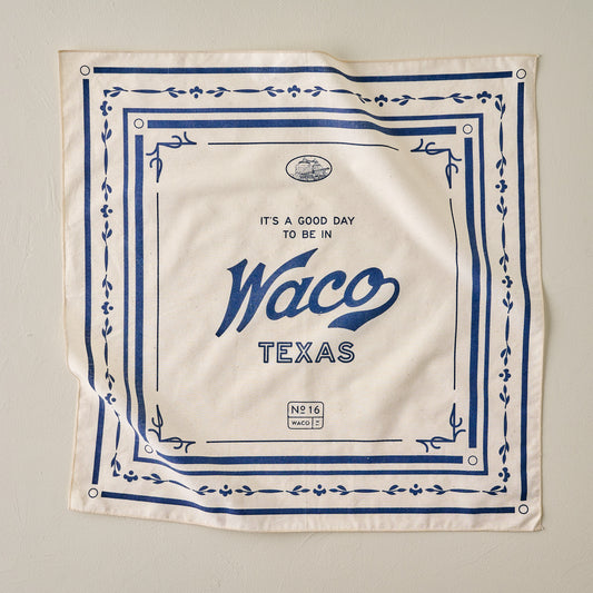 Waco, Texas White Bandana
