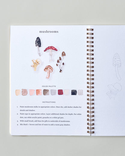 Woodland Watercolor Workbook