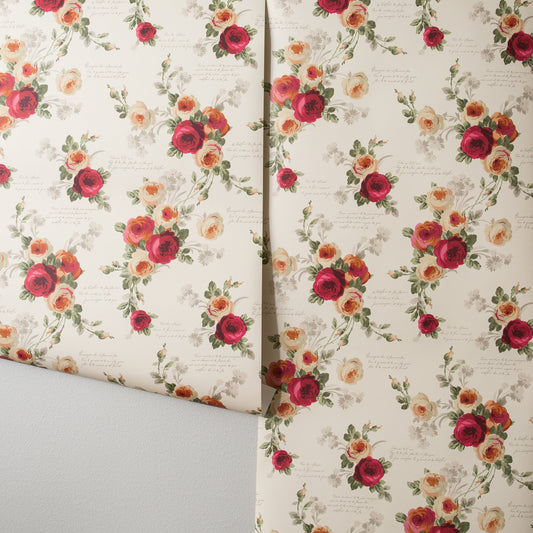 Heirloom Rose Wallpaper
