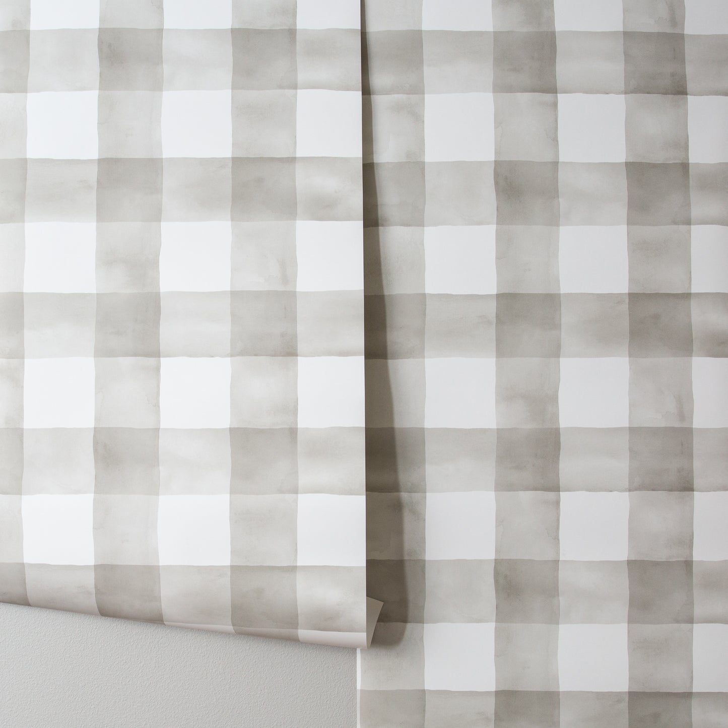 Watercolor Check Wallpaper