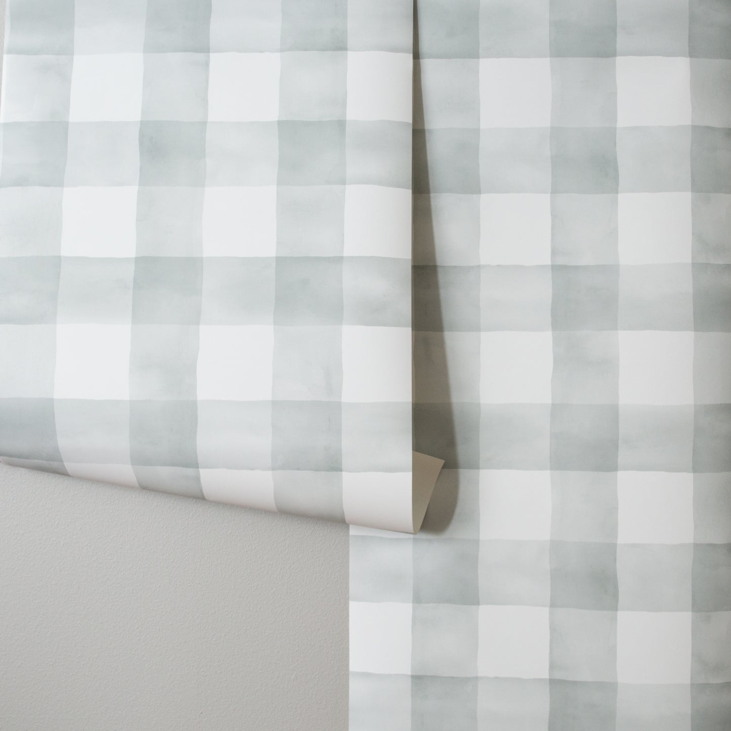 Watercolor Check Wallpaper