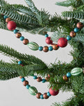 Vintage Glass Garland shown on tree