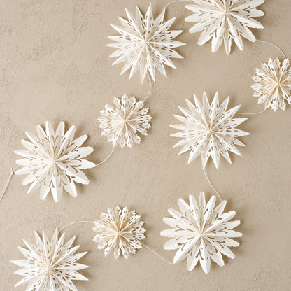Whimsical Snowflake Garland