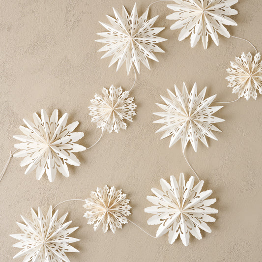 Whimsical Snowflake Garland
