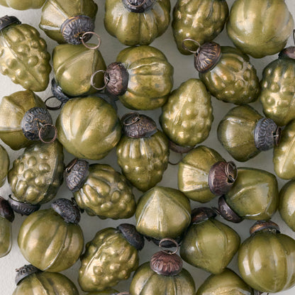 Green Antique Inspired Ornament Bowl Filler