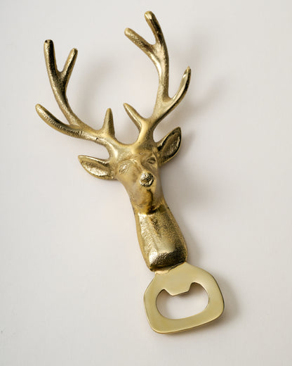 Brass Deer Bottle Opener