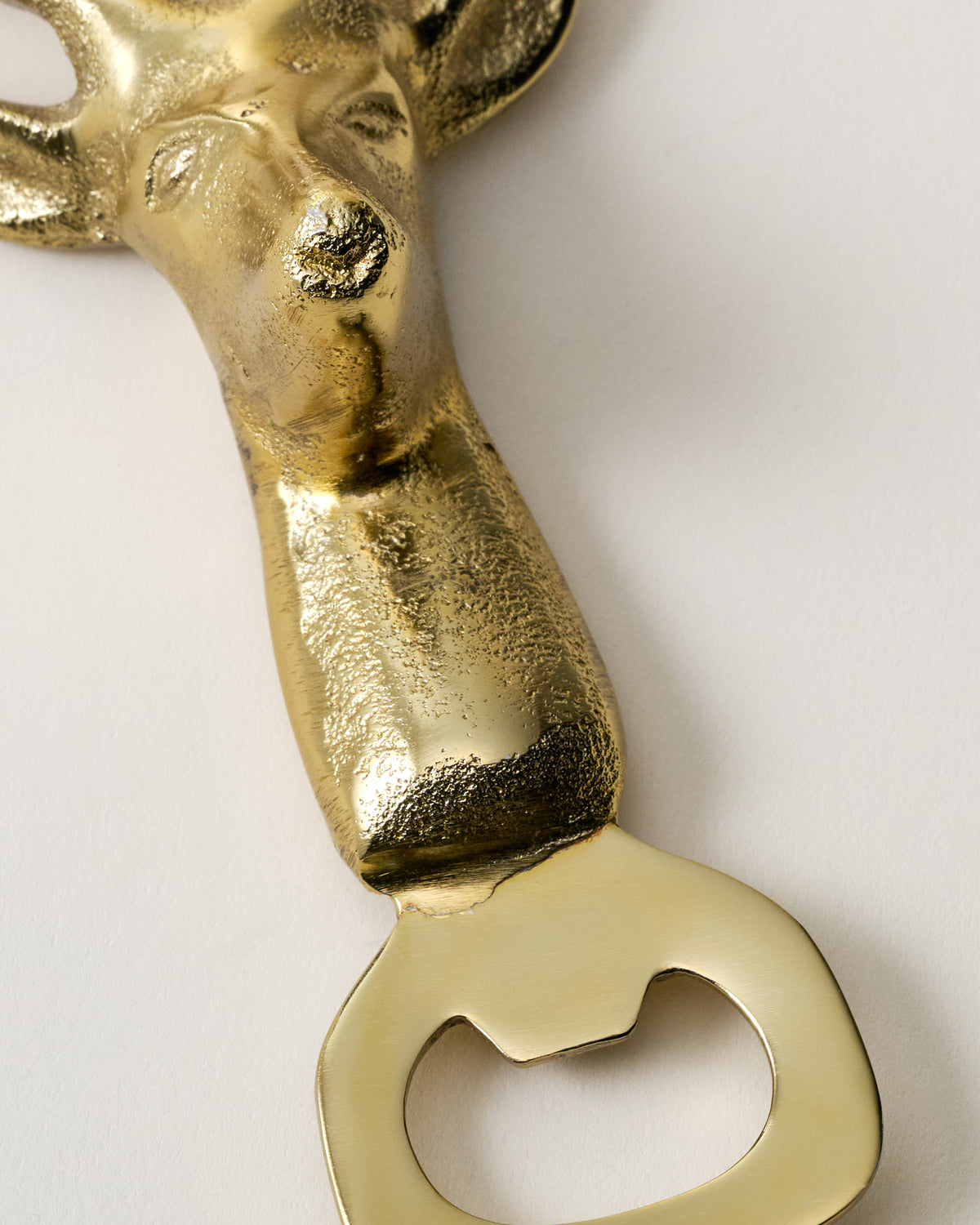 Brass Deer Bottle Opener