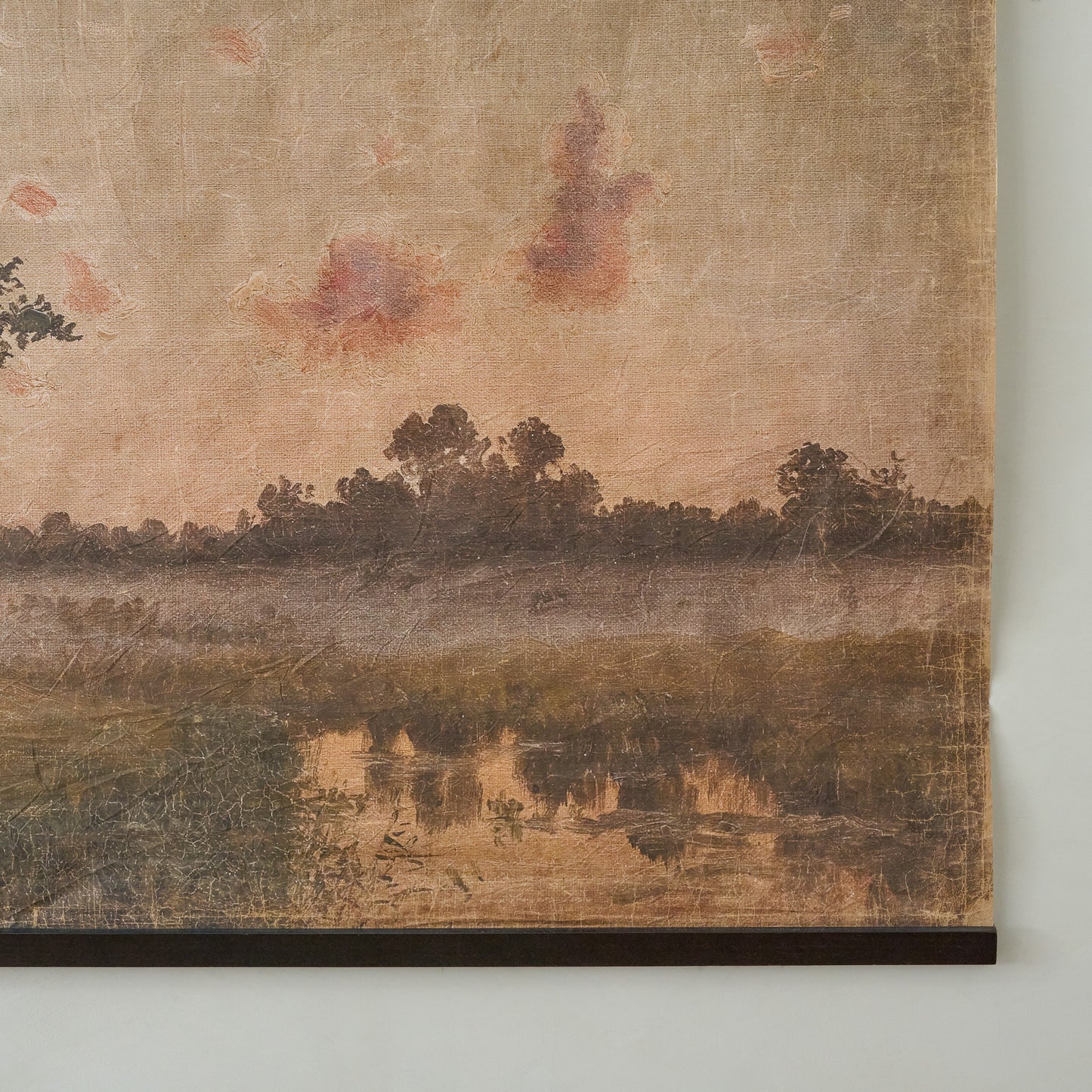 Oversized Vintage Vista Tapestry up close