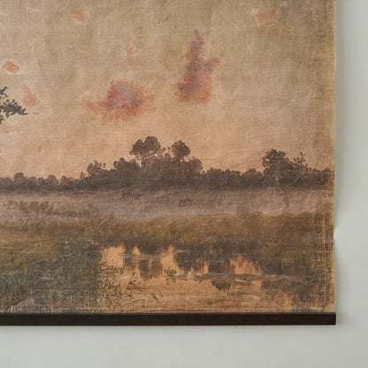 Oversized Vintage Vista Tapestry up close