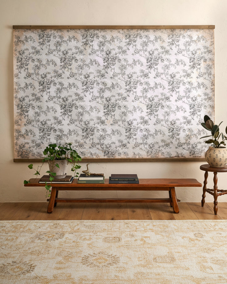 TODAYFUL インテリア Ortega Tapestry 雑貨 Oversized Heirloom Garden Tapestry – Magnolia