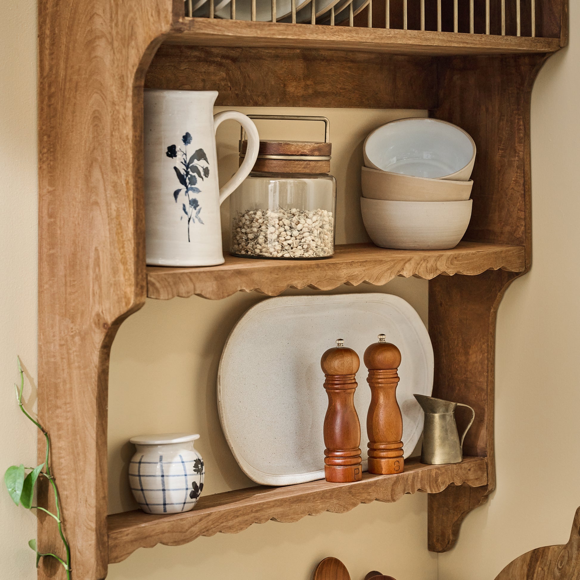Quinn Wooden Dish Cabinet