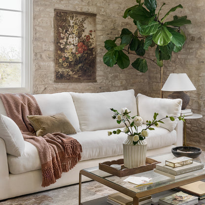 serene sofa in a living room