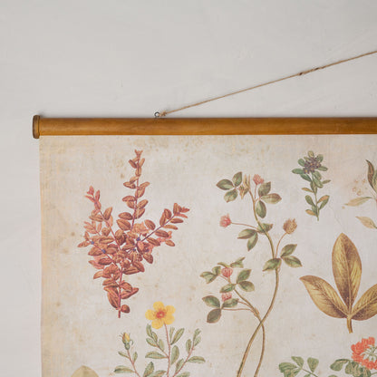Botanical Study Tapestry close up