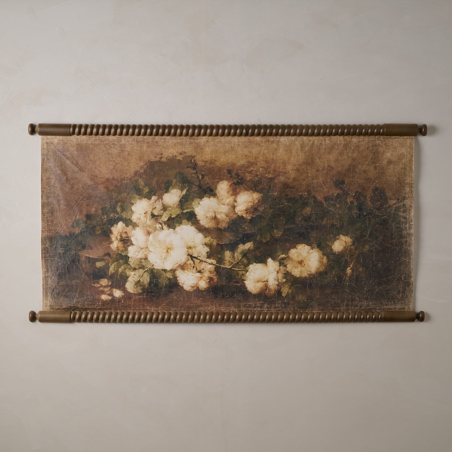 Vintage Botanical Bouquet Tapestry
