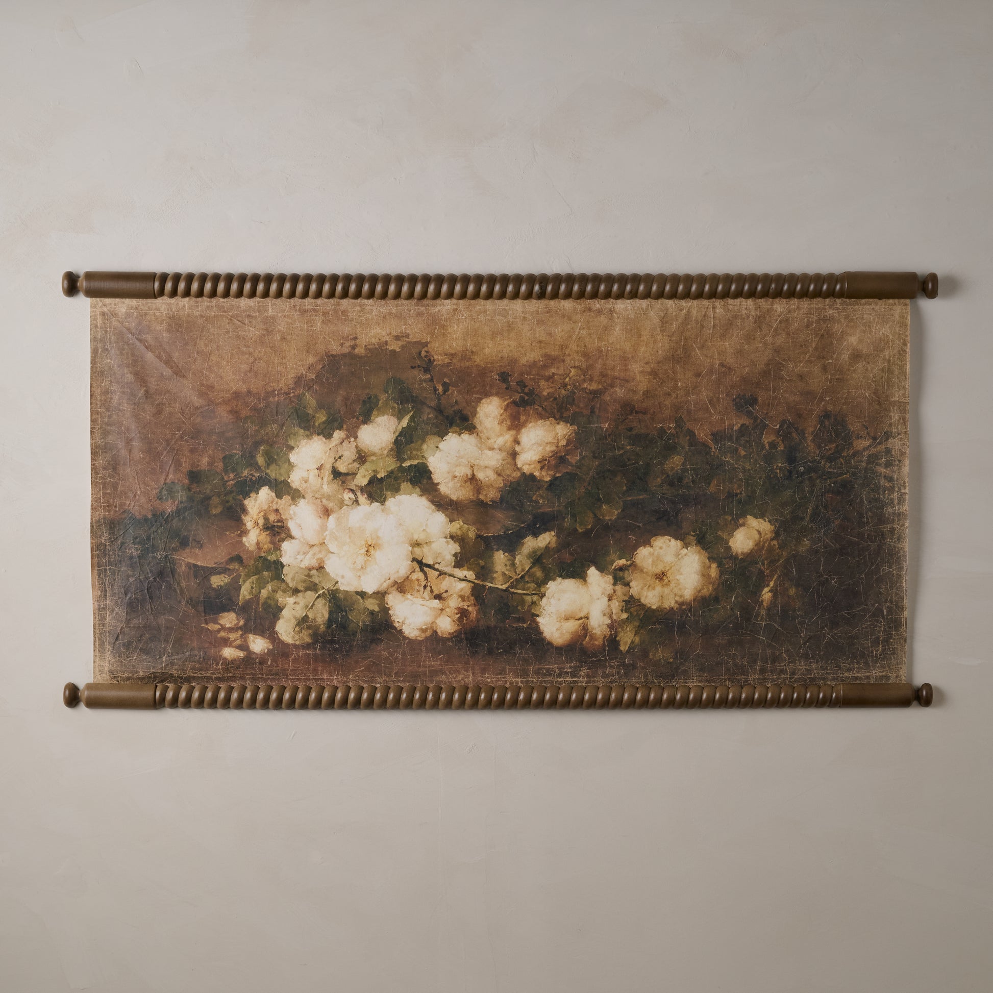 Vintage Botanical Bouquet Tapestry