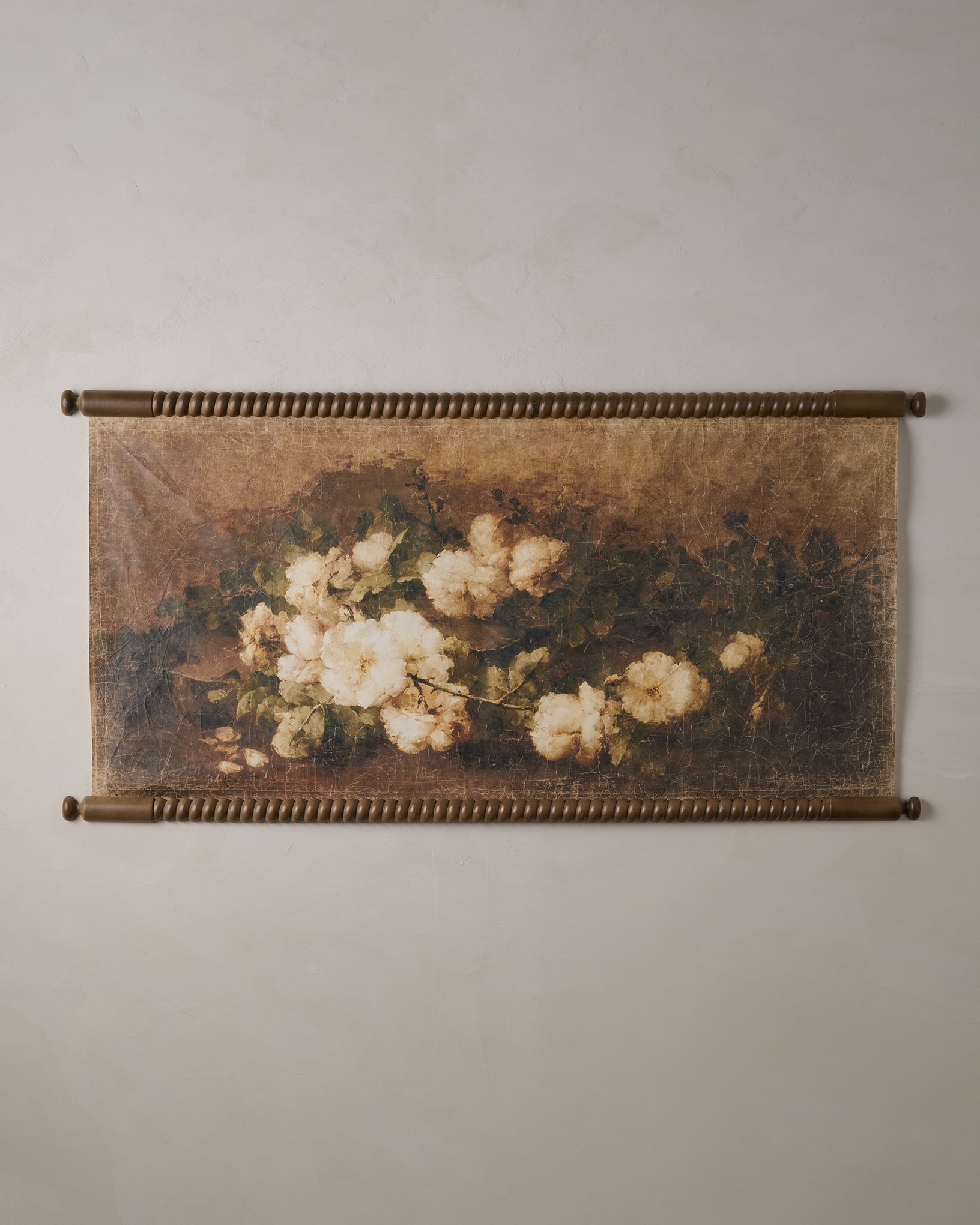 Vintage Botanical Bouquet Tapestry