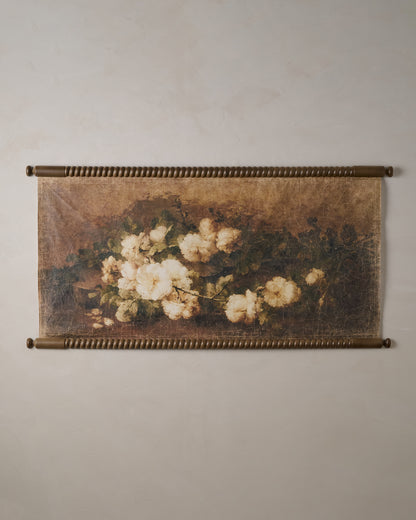 Vintage Botanical Bouquet Tapestry