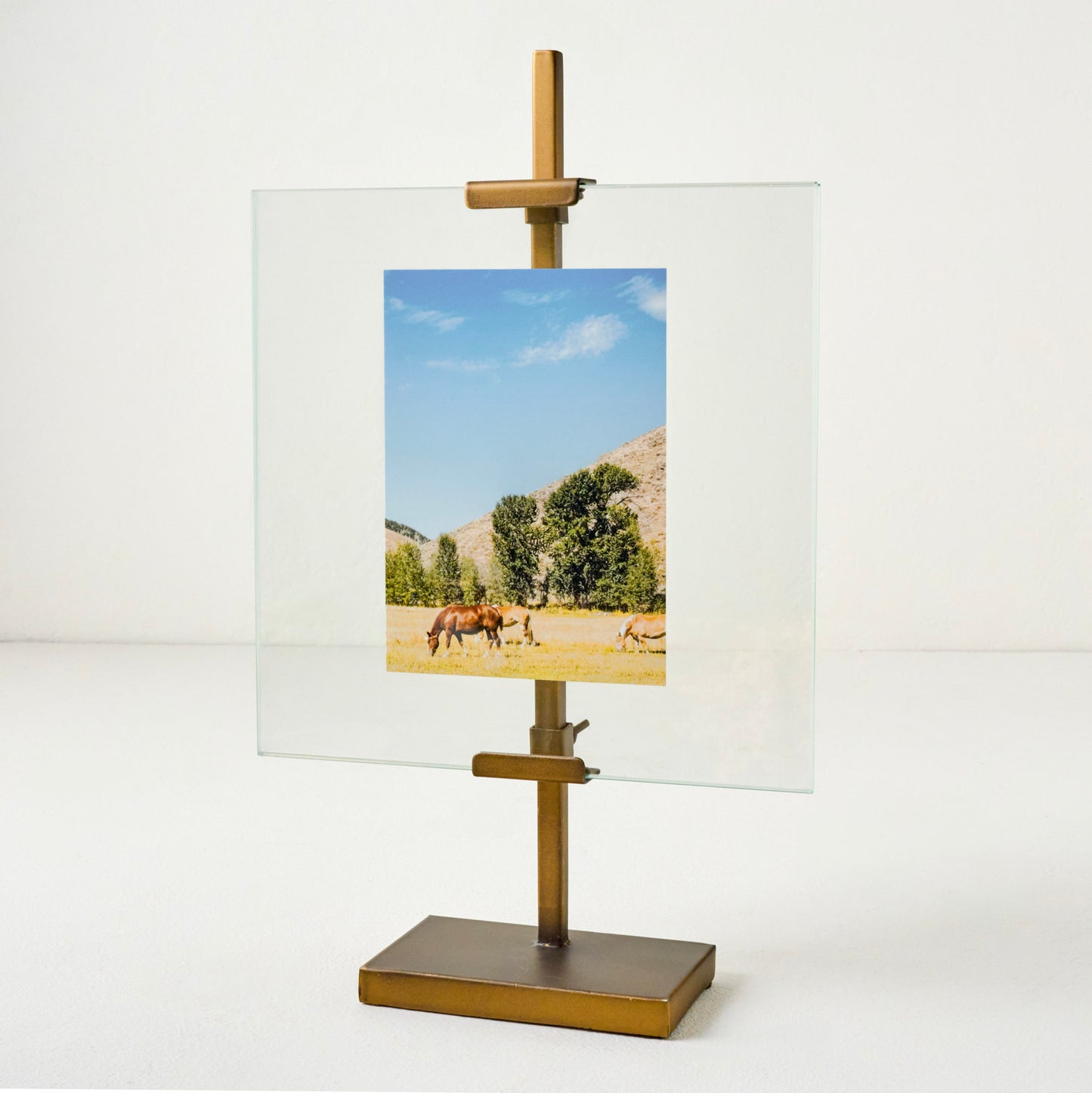 Shaina Adjustable Display Frame/Easel in Brass