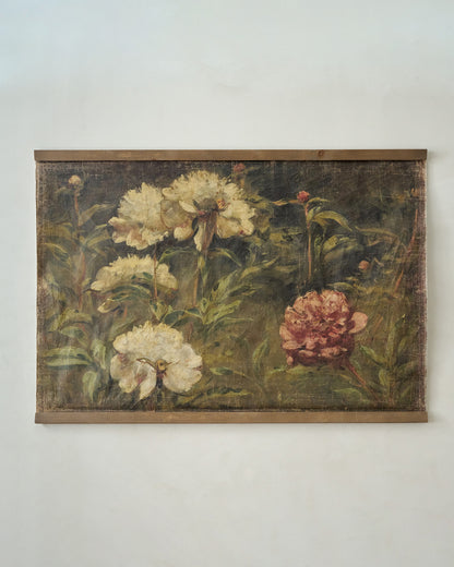 Oversized Botanicals in Bloom Vintage Tapestry