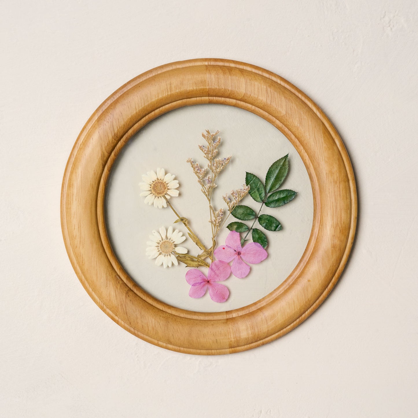 Pressed Botanicals in Wood Frame