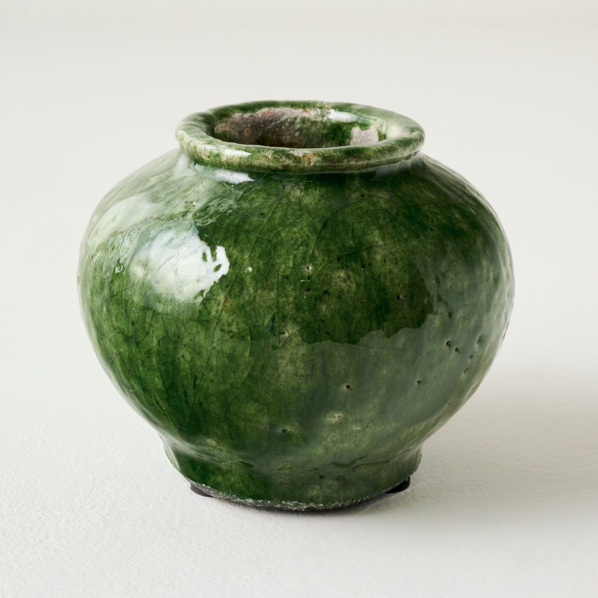 Round Blair Crackle Glaze Bud Vase