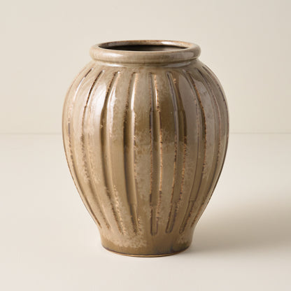 Large Callum Ribbed Vase