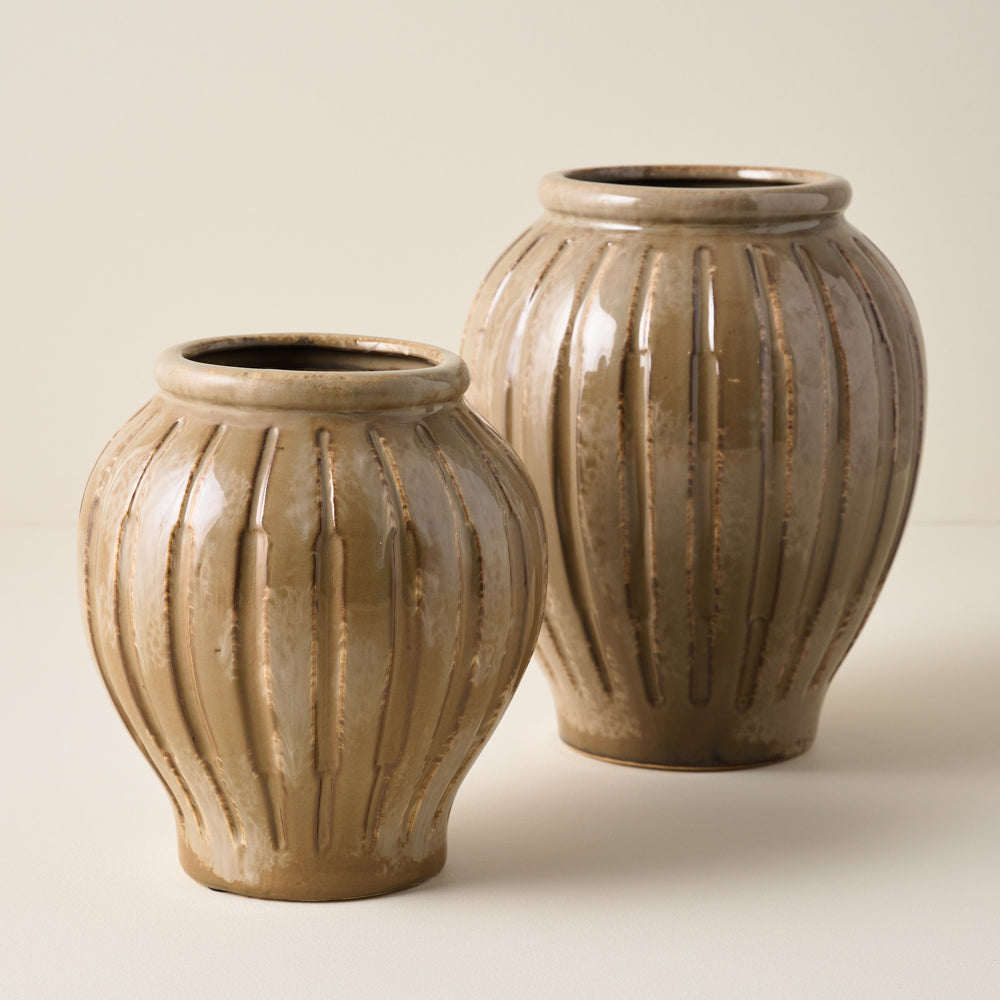 Callum Ribbed Vases