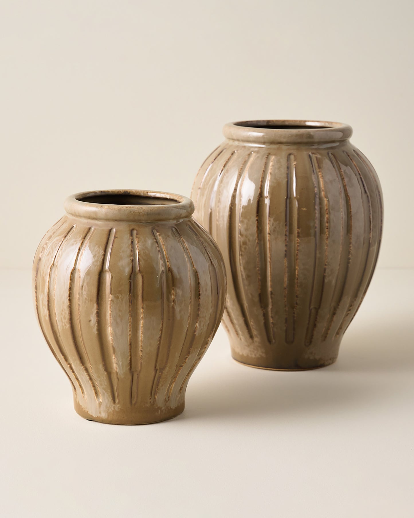 Callum Ribbed Vases