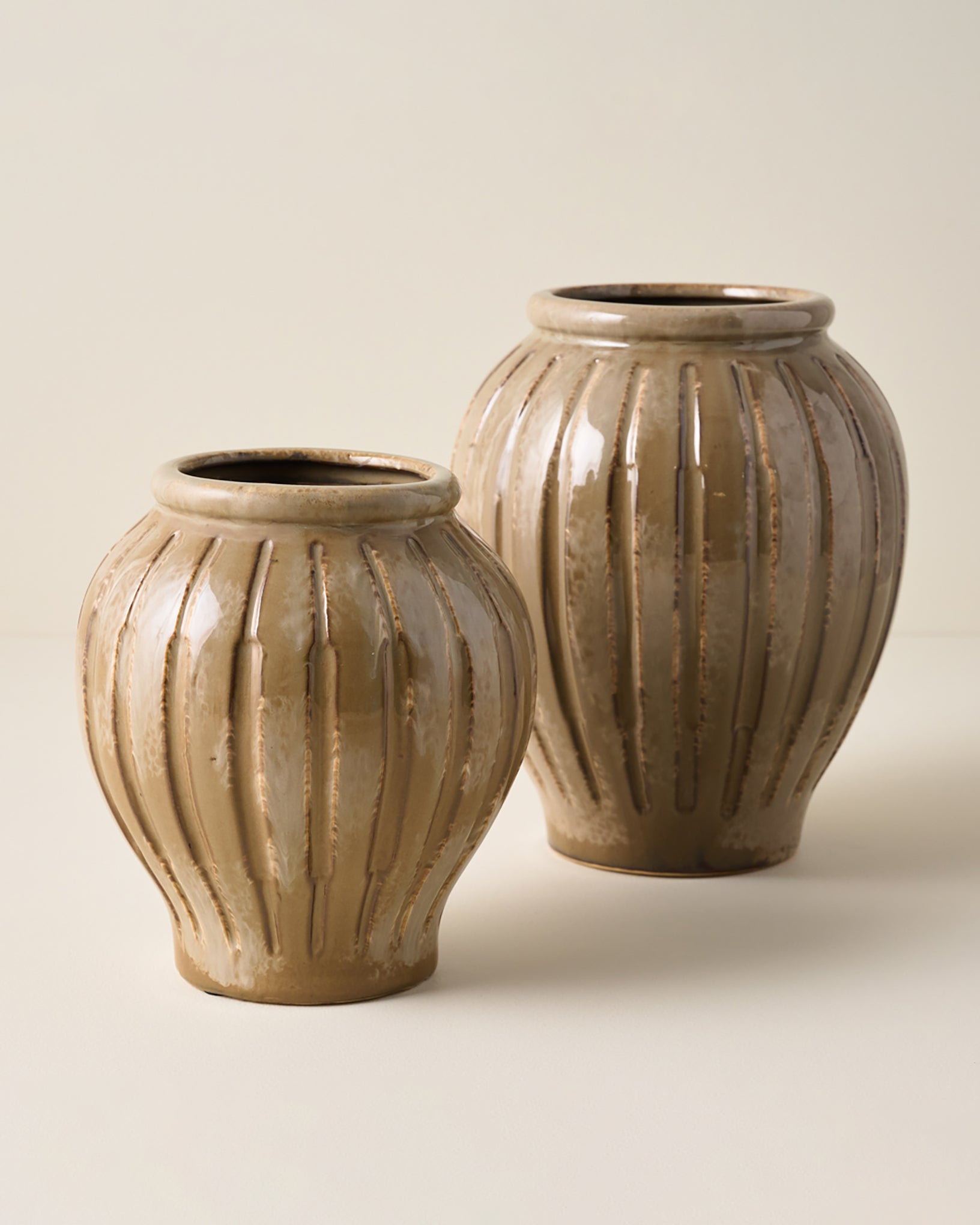 Callum Ribbed Vases