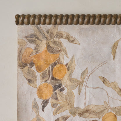 Vintage Arancia Tapestry close up view